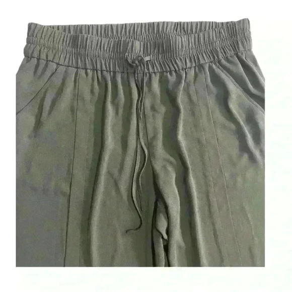 Andeawy Black Tie in Front Casual Pants Size XXL Open in Front - Picture 2 of 9